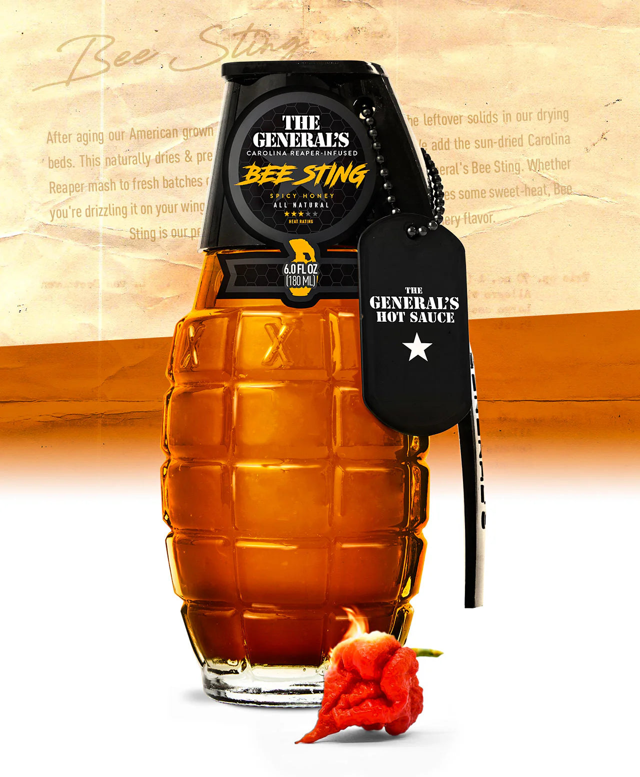 General's Bee Sting Spicy Honey
