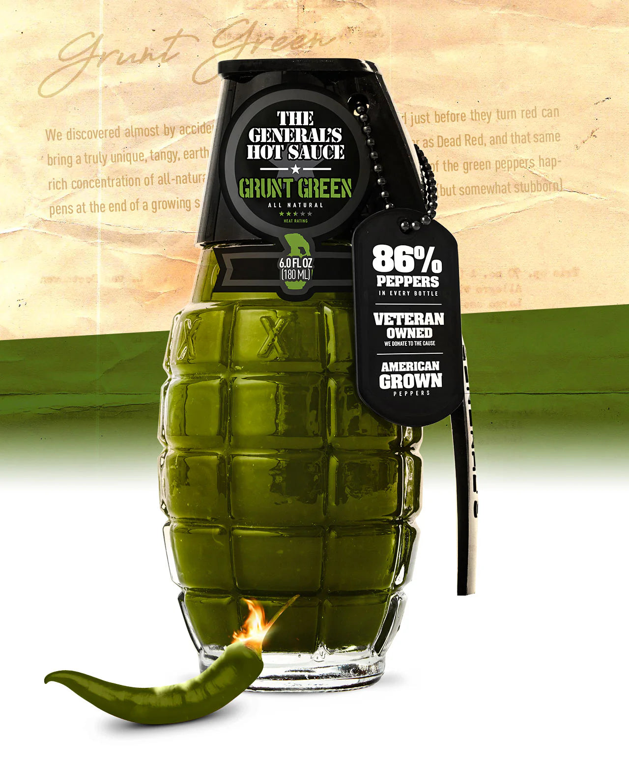 General's Grunt Green Sauce