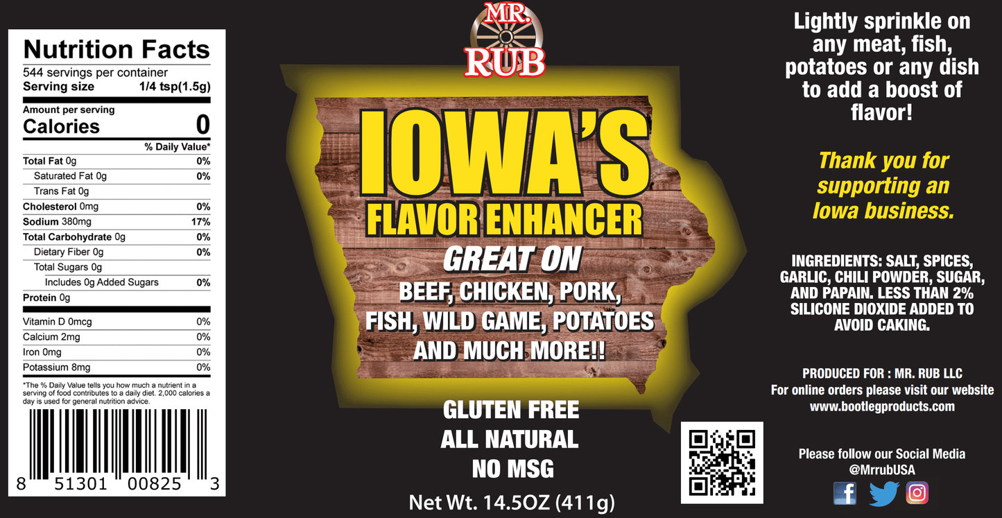 Iowa's Seasoning-Mr Rub