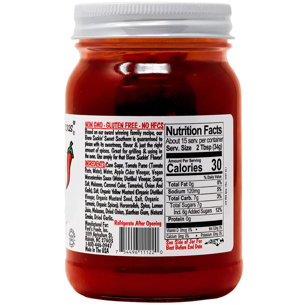 Bone Suckin Hot BBQ Sauce