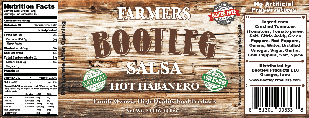 Bootleg Hot Habanero Salsa