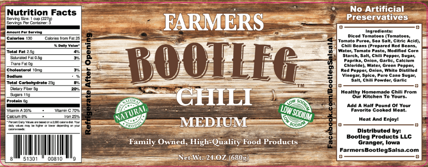 Bootleg Chili Medium