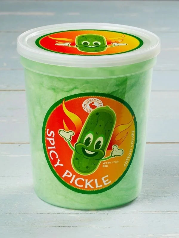 Spicy Pickle Cotton Candy