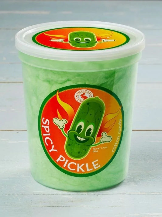 Spicy Pickle Cotton Candy