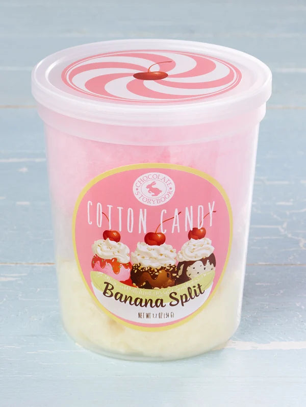 Banana Split Cotton Candy